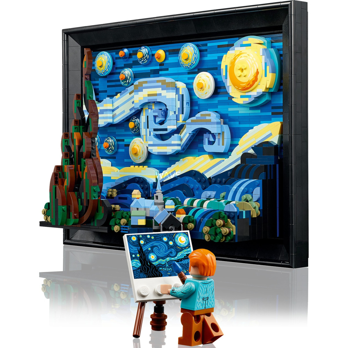 Giocattoli da costruzione LEGO 21333 Ideas Vincent van Gogh Notte Stellata