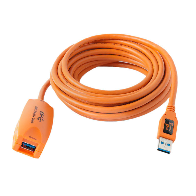 Tether Tools cavo prolunga Active USB 3.0 4 9m arancio alta visibilità