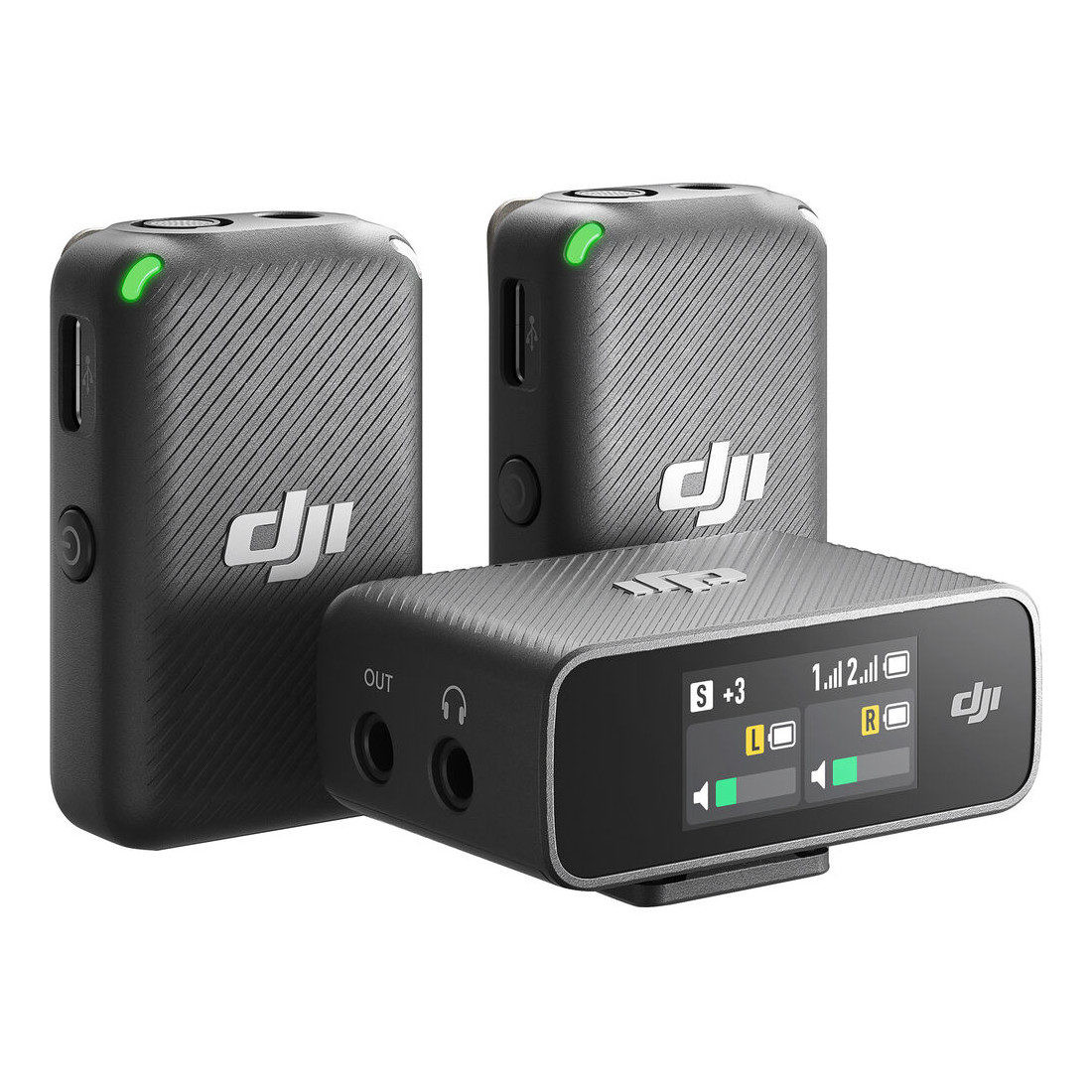DJI MIC Microfono Wireless per Smartphone, Fotocamere, Laptop, Microfoni