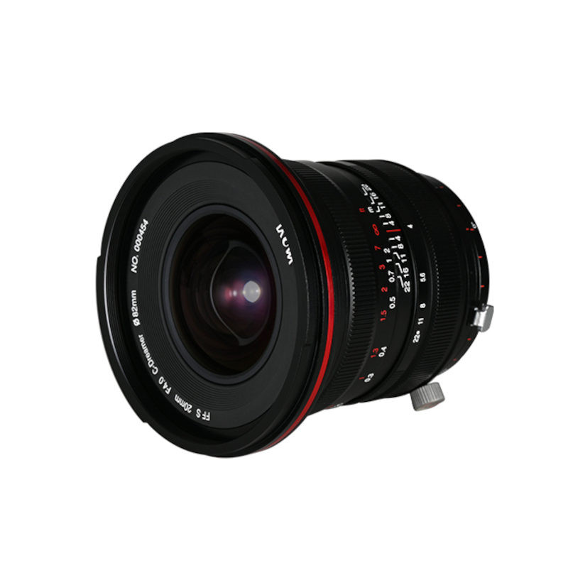 Obiettivo Laowa 20mm f/4.0 Zero-D Shift con innesto Canon RF