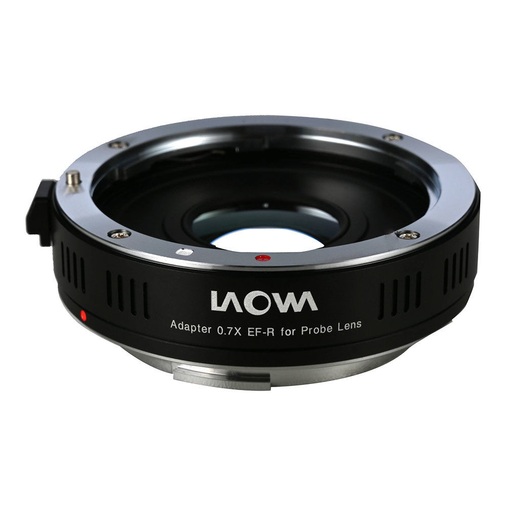 Laowa Venus Optics moltiplicatore focale 0.7 per 24mm Probe f/14 PL a Canon RF