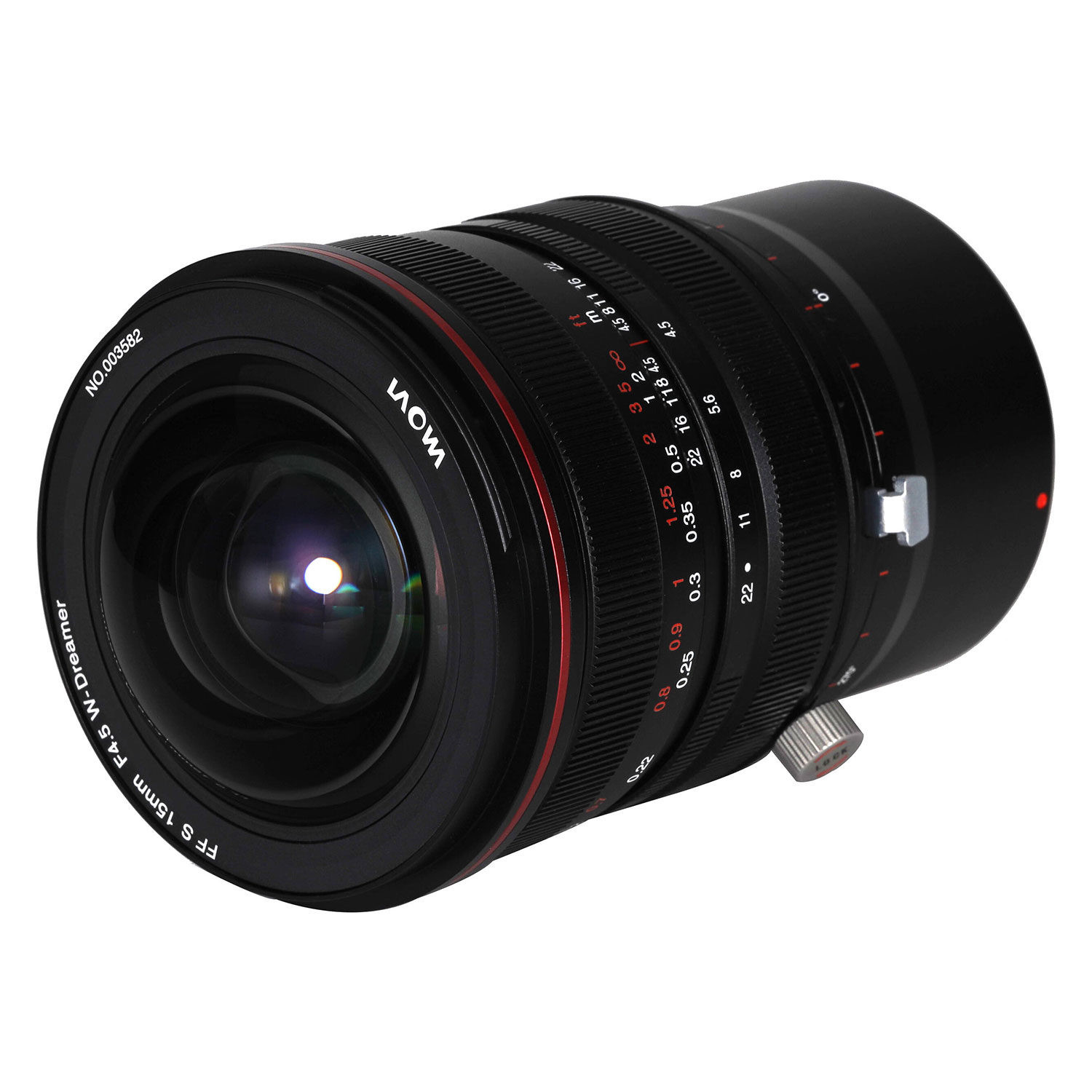 Obiettivo Laowa 15mm f/4.5R Zero-D Shift Canon con attacco RF