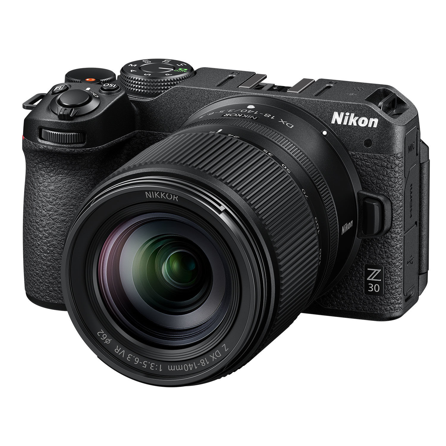 Fotocamera mirrorless Nikon Z30 + Z DX 12-28 PZ + SD 64GB Nital