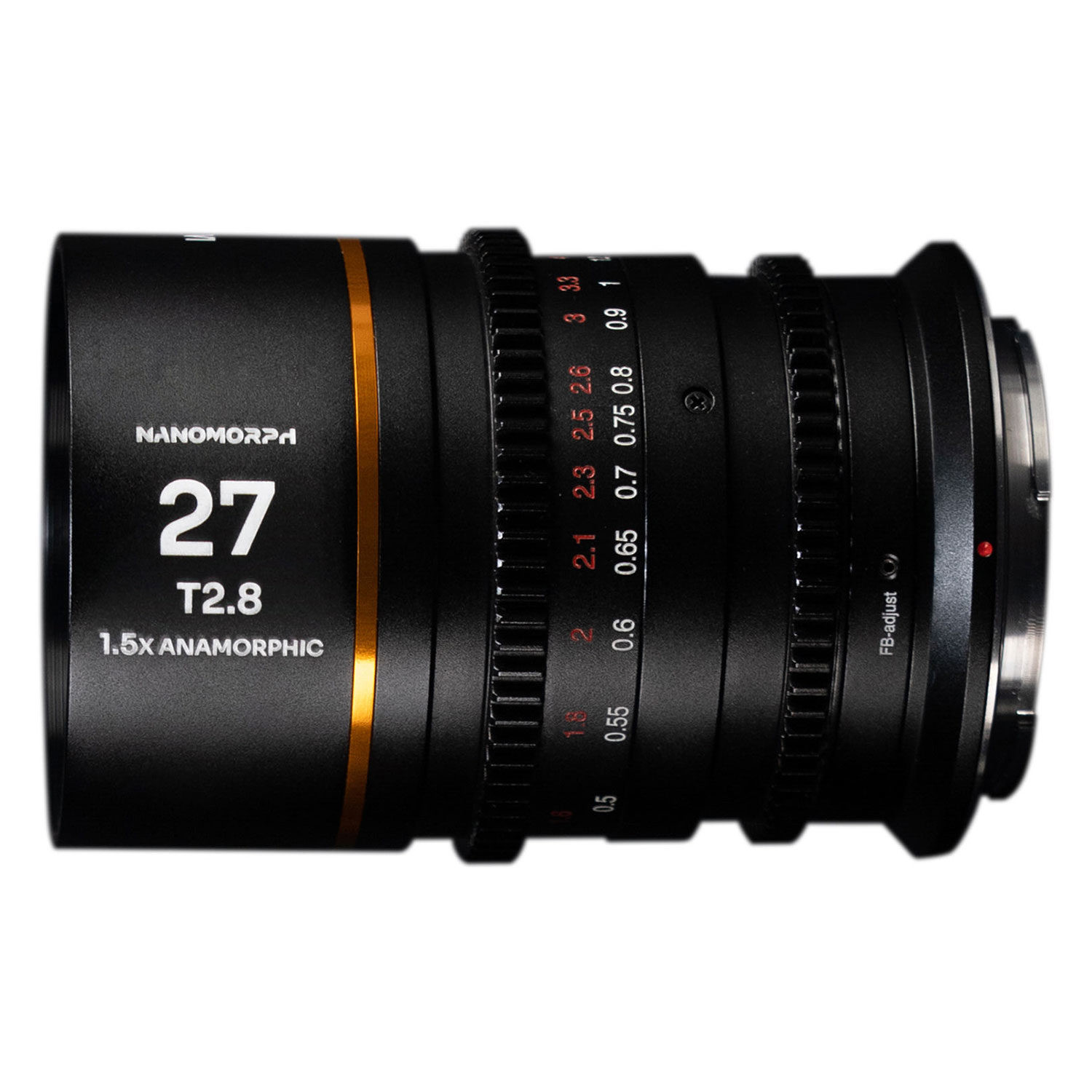 Obiettivo Laowa 27mm T2.8 1.5X S35 Nanomorph Cine Ambra con attacco L