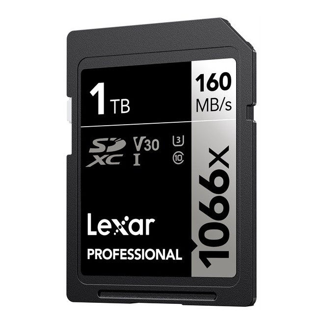 Scheda di memoria Lexar 1TB SD Pro UHS-I U3 V30 1066x 160MB/s