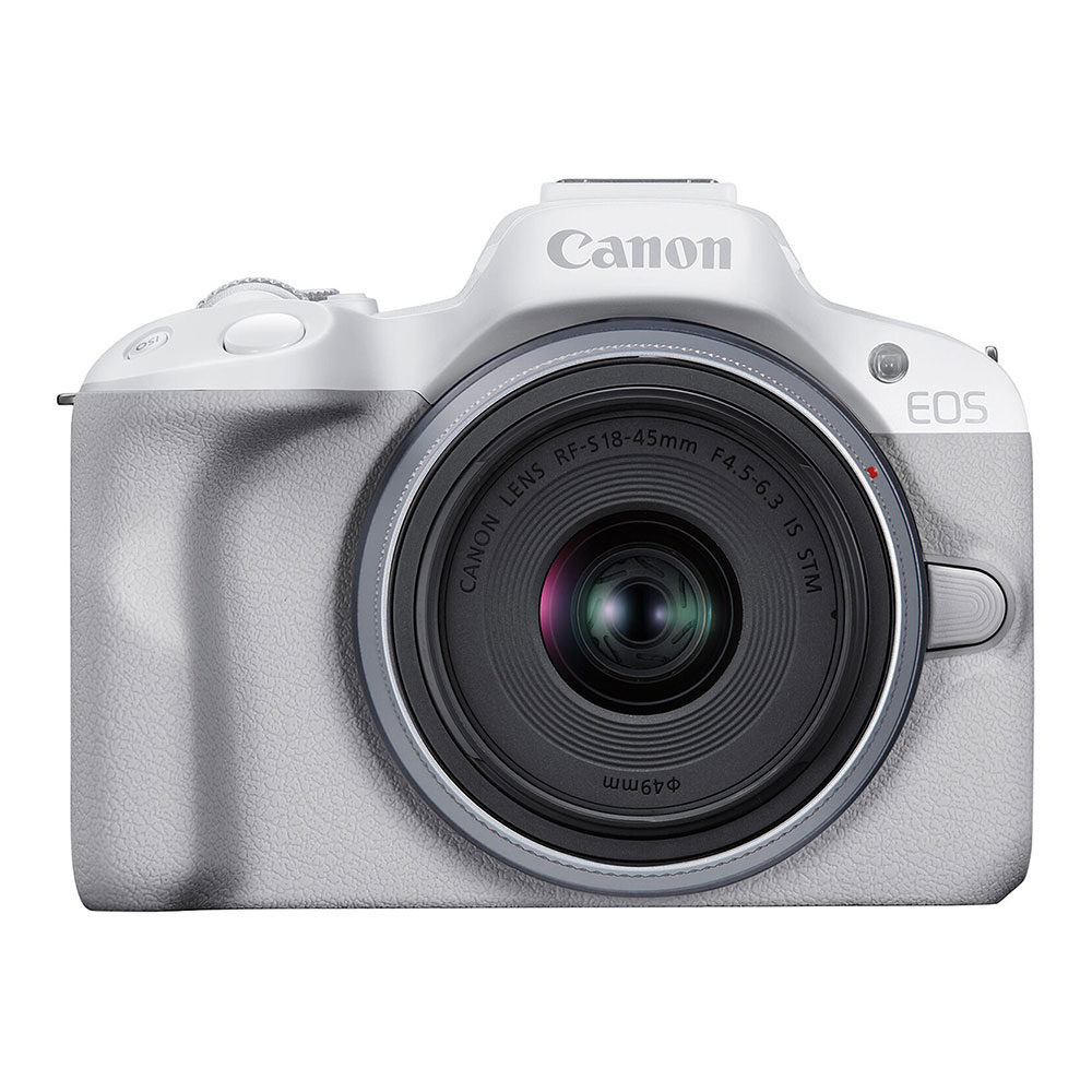 Canon EOS R50 White + RF-S 18-45 IS STM Garanzia Italia 