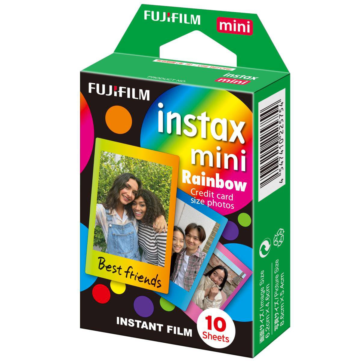 Fujifilm Instax Mini Colorfilm Rainbow (confezione da 1)