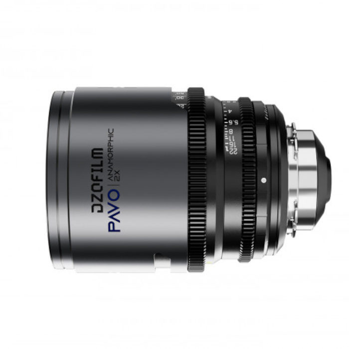 DZOFilm Pavo 2x anamorfico 75 mm T2.1 con rivestimento blu, attacco PL/EF