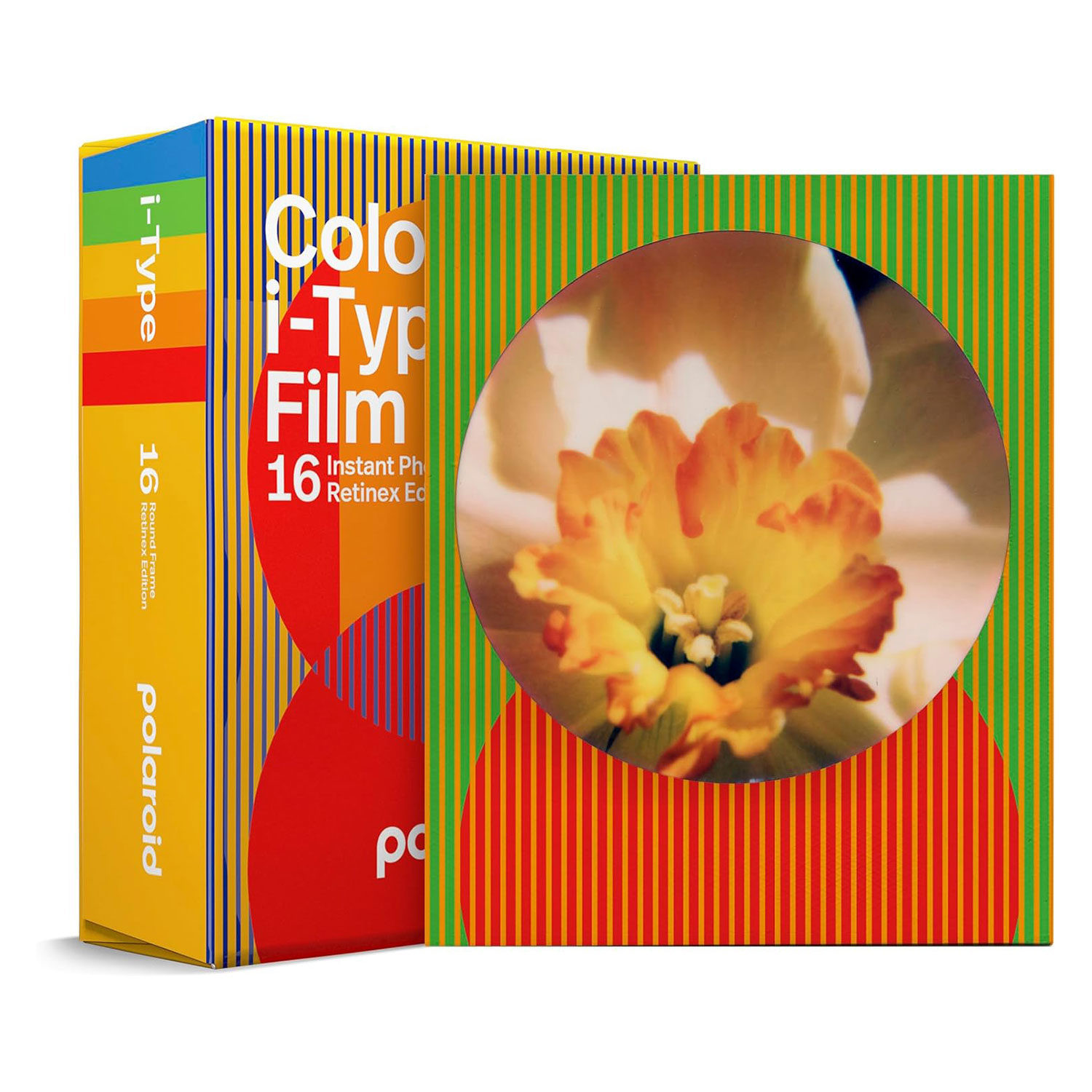 Polaroid Pellicola a colori Retinex Edition Cornice rotonda Confezione doppia per i-Type