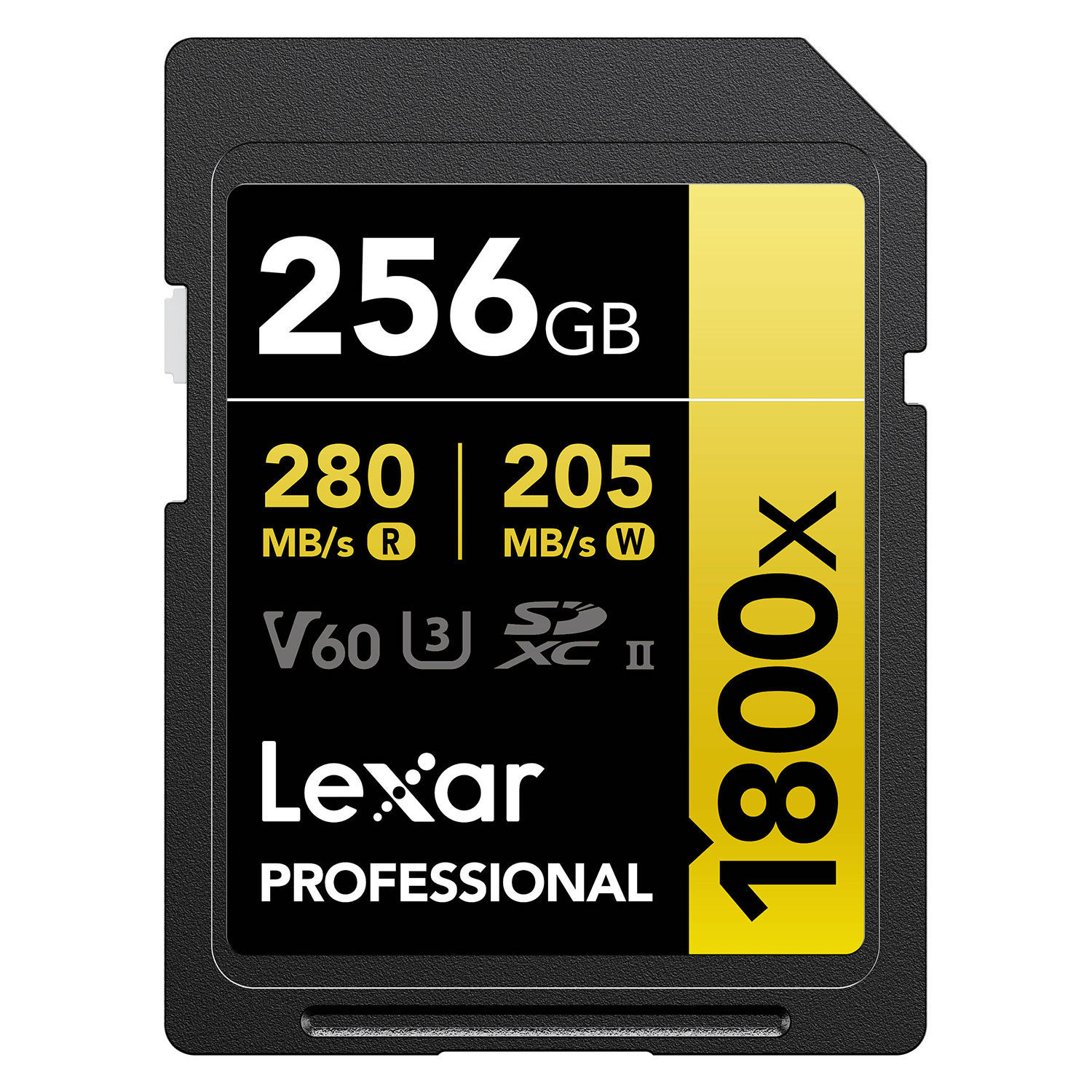 Lexar SDXC Pro UHS-II U3 ​​V60 1800x da 256 GB