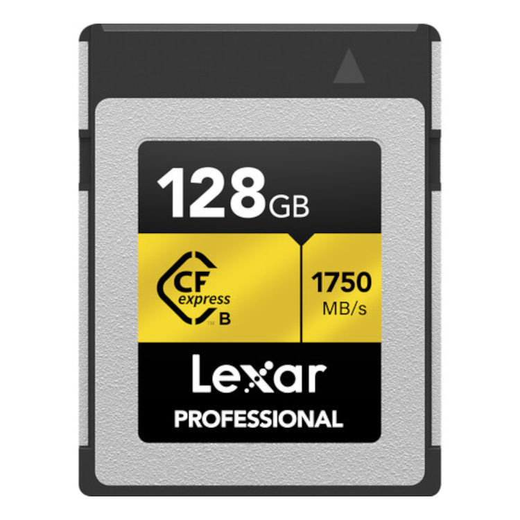 Lexar 128GB Professional GOLD Series CFexpress Type B 1750MB/s
