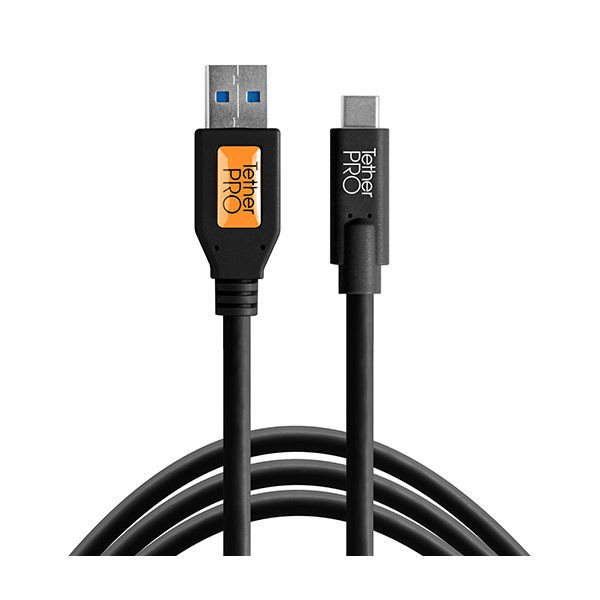Tether Tools TetherPro cavo da USB 3.0 a USB-C 4.6m nero