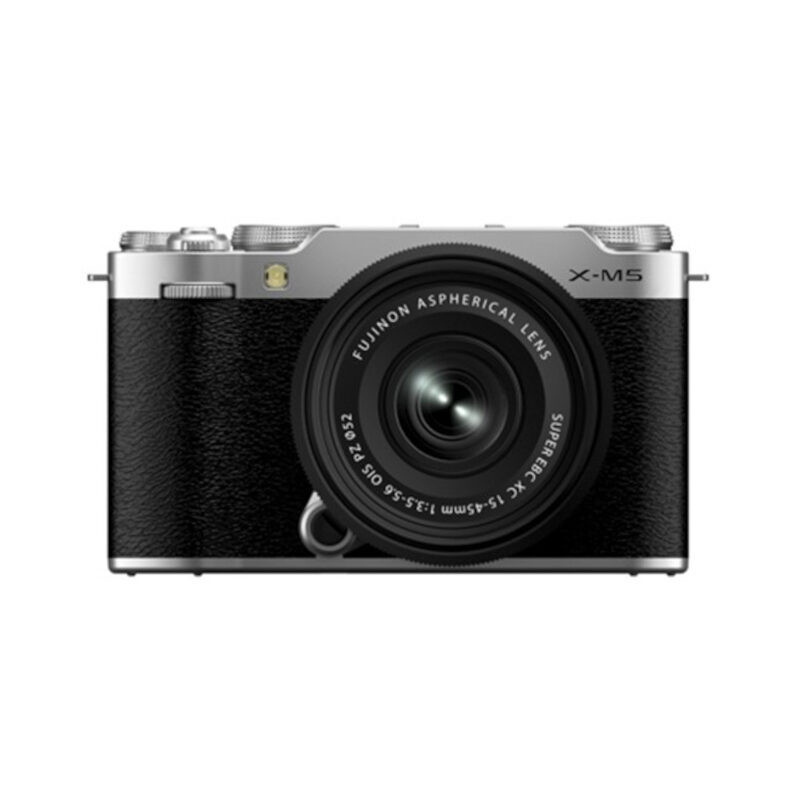 Fujifilm X-M5 15-45mm F3,5/5,6 Ois Pz Silver Garanzia ufficiale Fujifilm