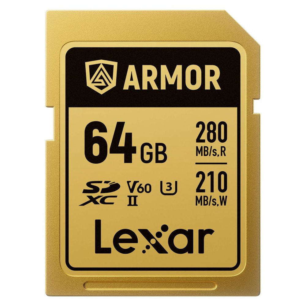 Lexar SDXC Pro Gold Series ARMOR UHS-II V60 64GB
