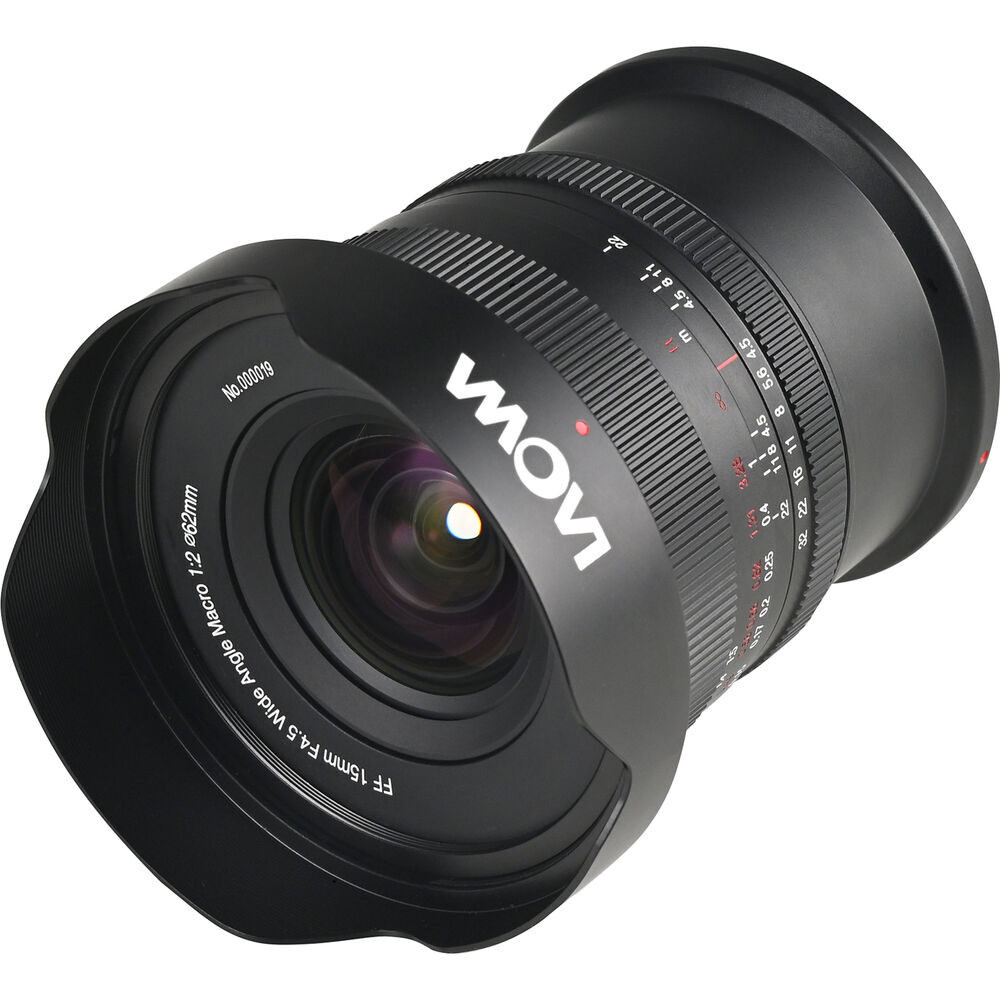 Laowa Venus Optics15mm f/4.5 0.5X Wide Angle Macro Canon RF
