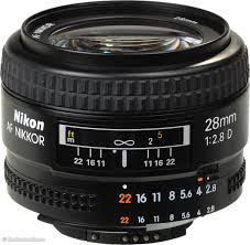 Obiettivo Nikon Nikkor AF 28mm f/2.8D Nital