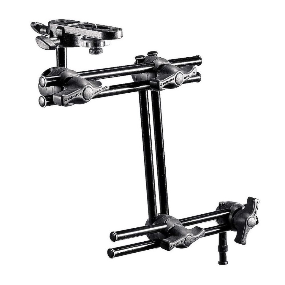 Manfrotto Doppio braccio 3 sezioni con staffa 396b-3