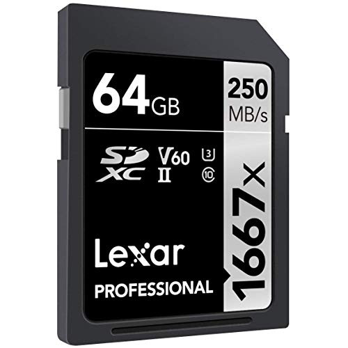 Lexar SDXC 64GB UHSII 1667x (250MB/s) 