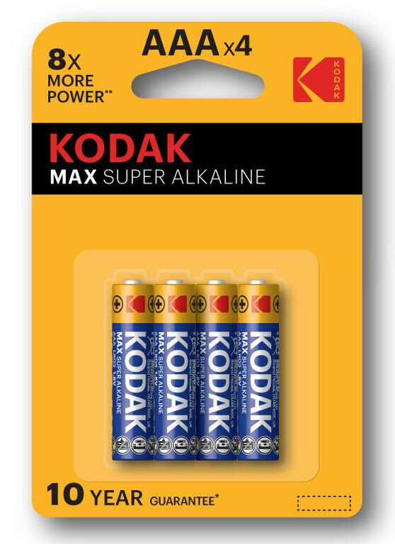 Batterie Mini Stilo KODAK Max Super Alkaline (AAA)