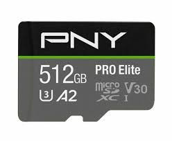 Scheda micro SDXC Pny pro elite 512GB