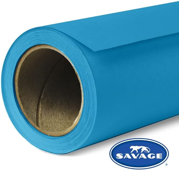 Savage Fondale in Carta 2.72 x 11m Turquoise Colore 83 Seamless Paper