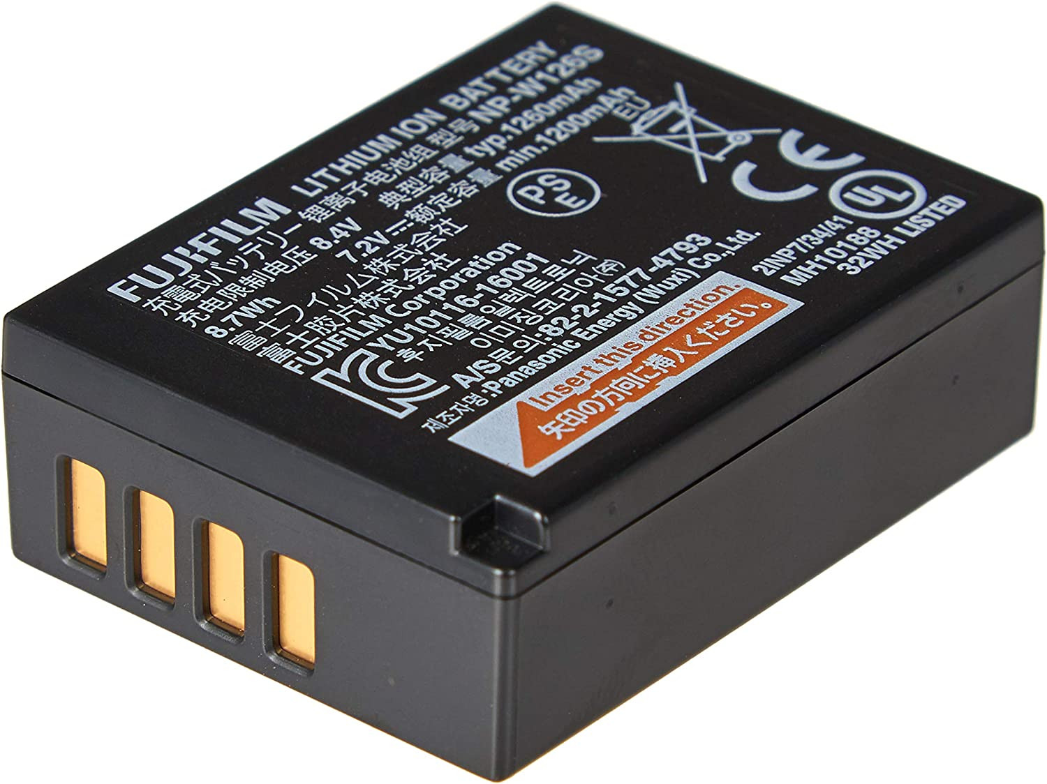 Fujifilm NP-W126S, Batteria Ricaricabile agli Ioni di Litio