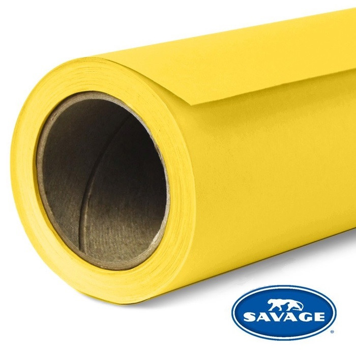 Savage Fondale in Carta 2.72 x 11m Canary Colore 38 Seamless Paper