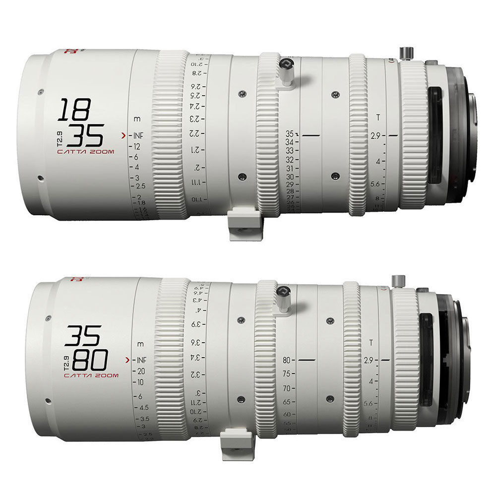 DZOFilm Catta FF Zoom 18-35 mm + 35-80 mm E-mount bianco