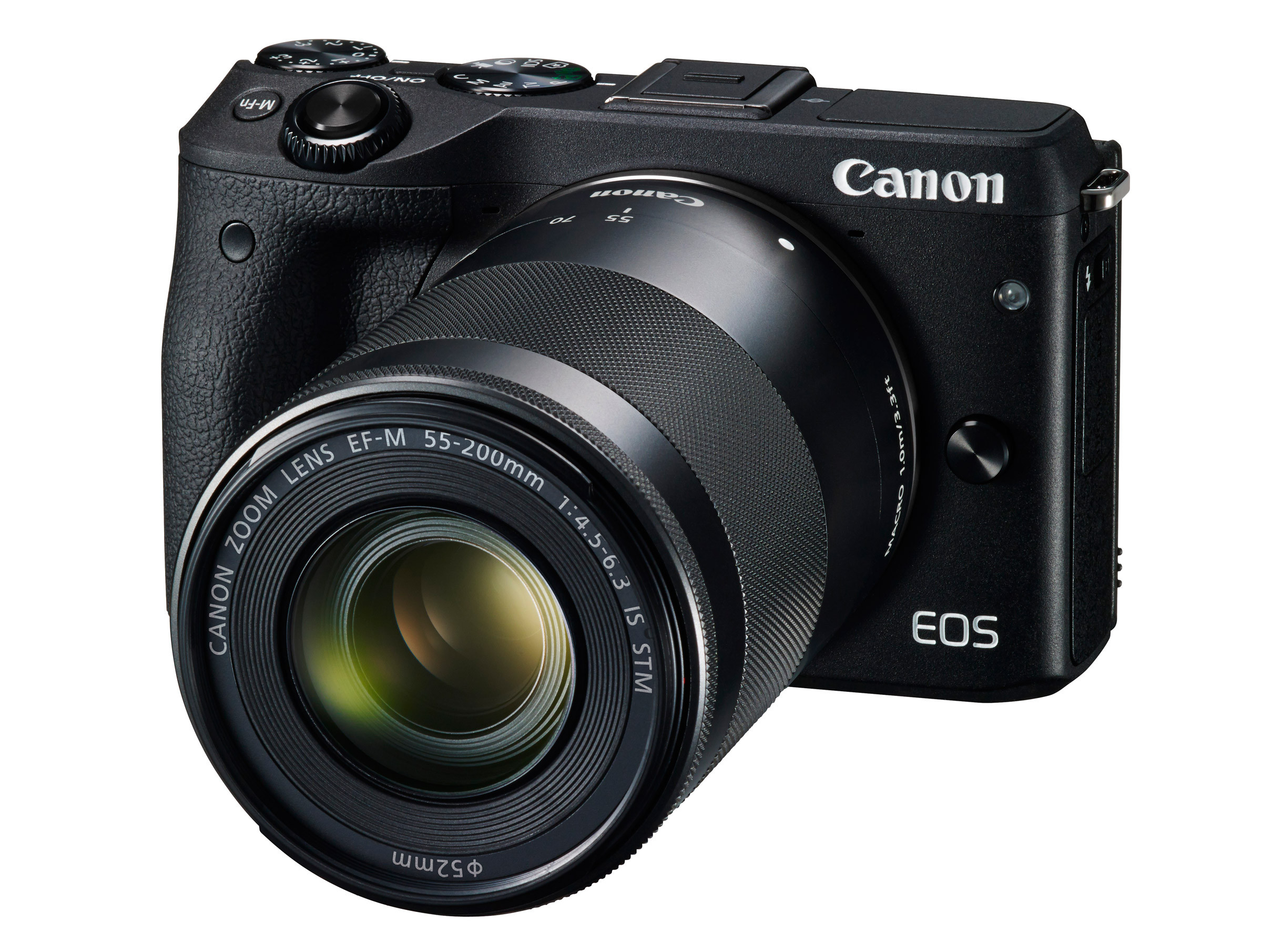 Canon EOS M3 nera + Obiettivo EF-M 18-55mm IS STM Usata