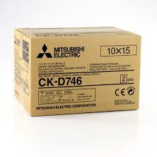 Mitsubishi Electric CK-D746 Carta + Ribbon per 800 Stampe 10x15