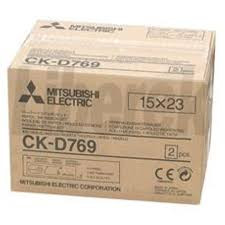Mitsubishi Electric CK-D769 Carta + Ribbon per 360 Stampe 15x23