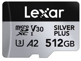 Lexar Professional SILVER PLUS micro SDXC UHS-I Card 512GB