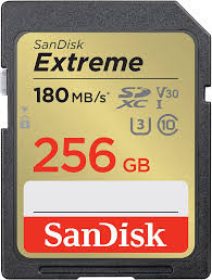 SanDisk 256GB SDXC Extreme 180MB/s