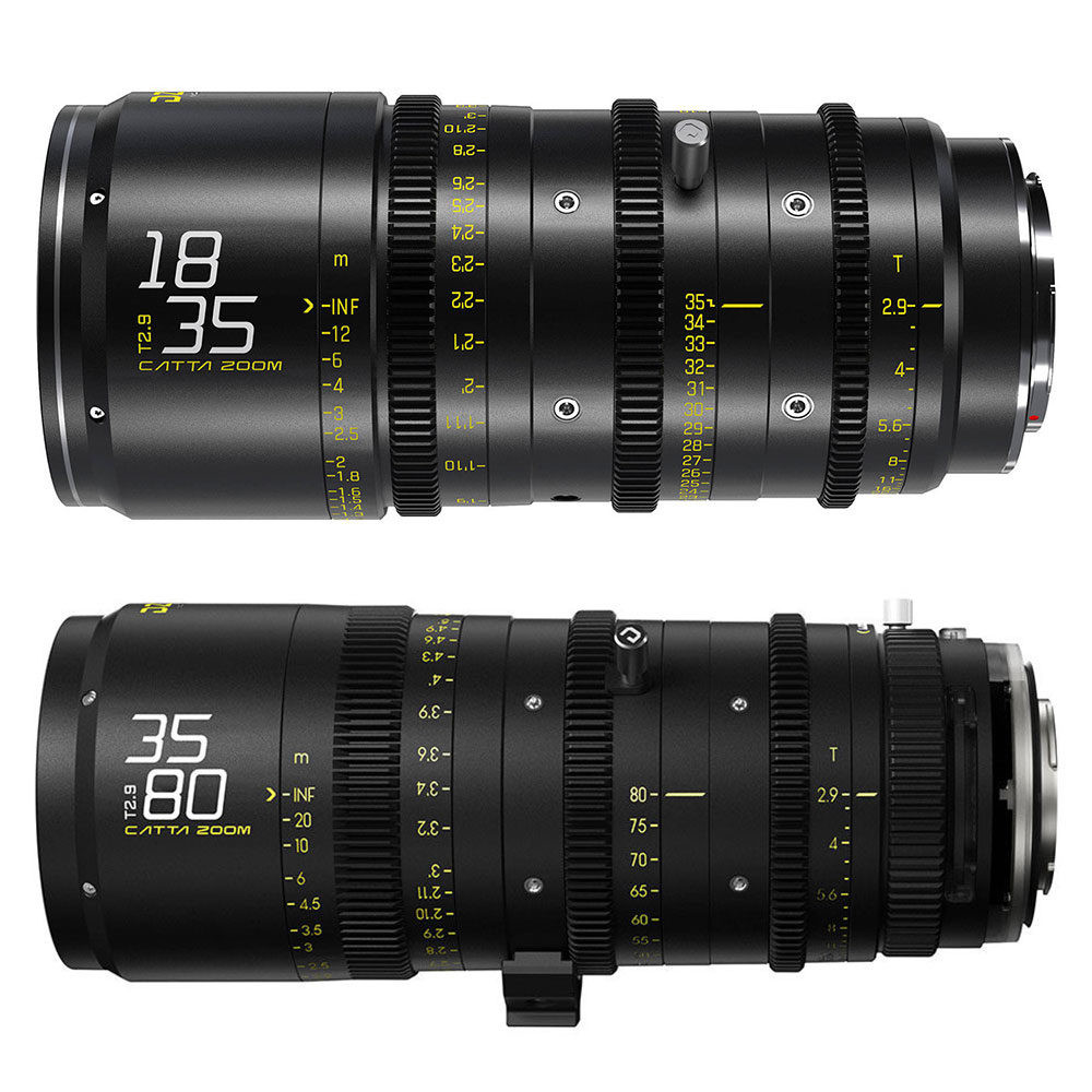 DZOFilm Catta FF Zoom 18-35 mm + 35-80 mm E-mount nero