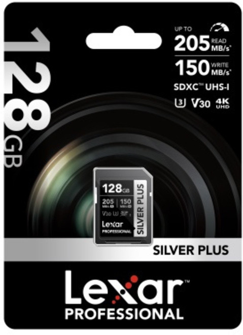 Lexar 128GB SD Silver Plus 