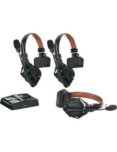 Hollyland Solidcom C1 Pro-3S con 3 cuffie