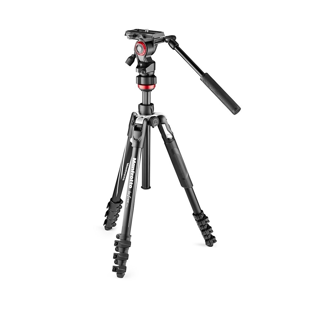 Manfrotto Befree Live in alluminio con testa video e chiusure a leva