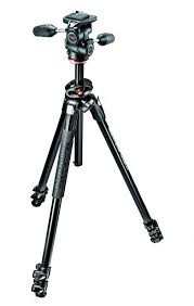 Kit Manfrotto 565 – 3 Piedini In Gomma Con Doppio Puntale Per Treppiede Video, Nero