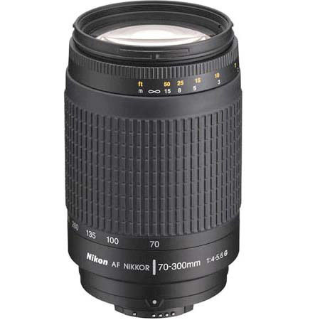 Nikon AF 70-300mm f/4-5.6 G Pari al nuovo