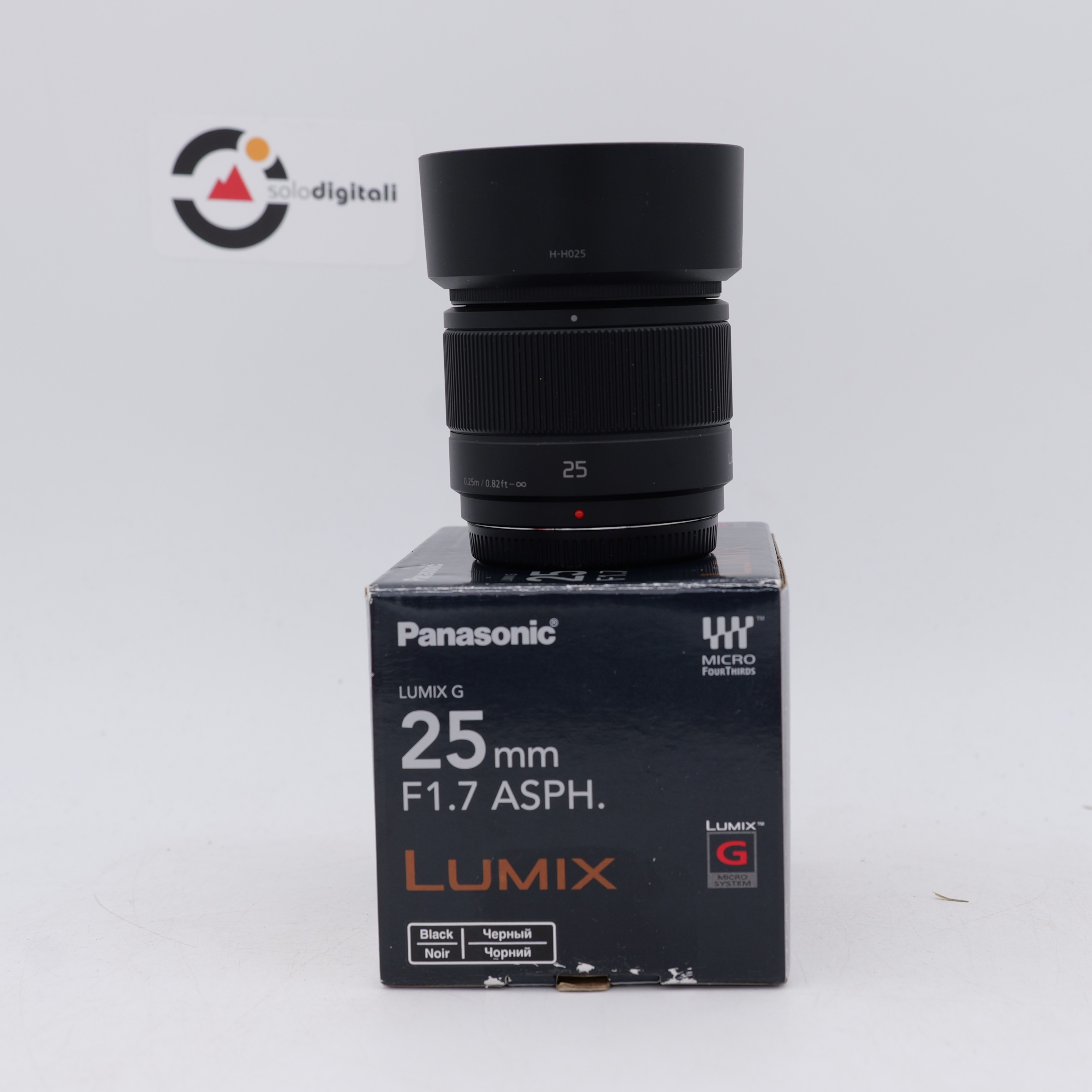 Panasonic Lumix G 25mm f1.7 Asph Usato