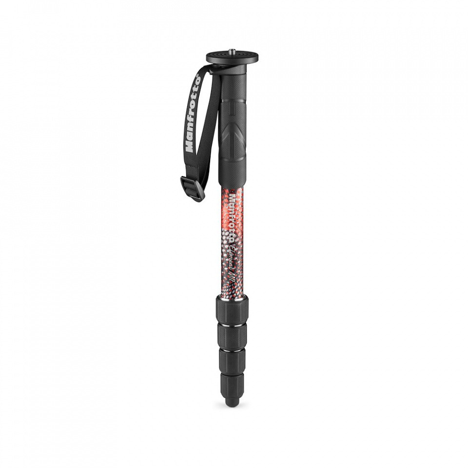 Manfrotto Monopiede Element MII rosso MMELMIIA5RD