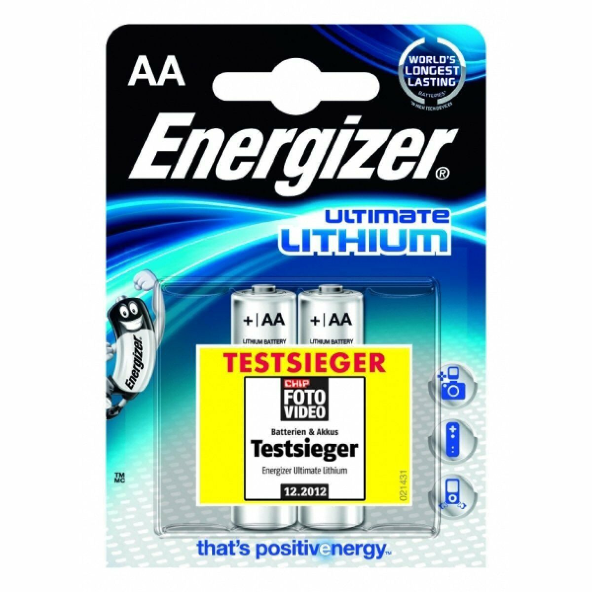 Energizer Batteria Stilo AA Ultimate Lithium