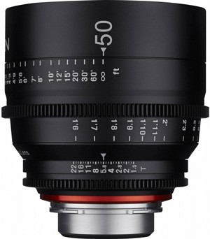 Obiettivo Samyang Xeen 50mm T1.5 FF Cine PL 