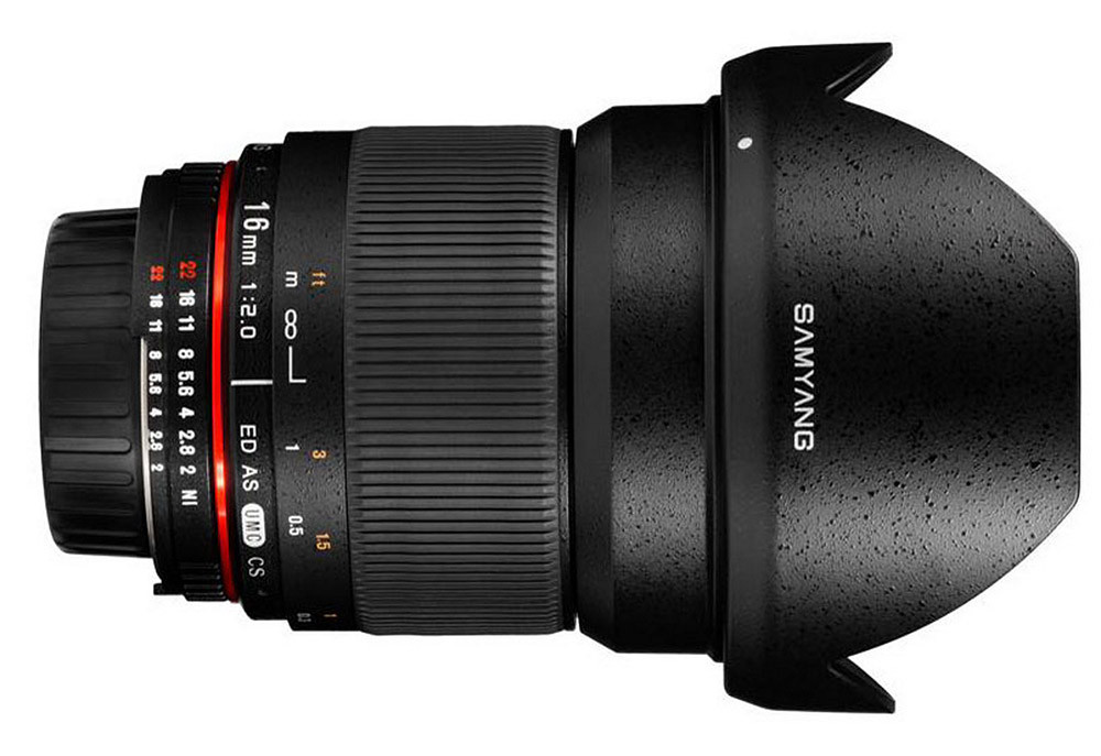 Samyang 16mm f/2.0 ED AS UMC CS (Canon) 