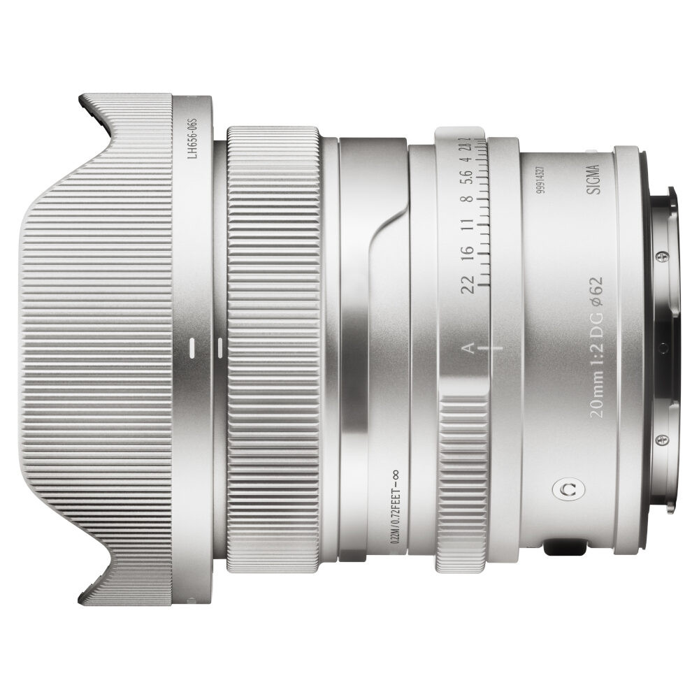 Sigma 20mm f/2.0 DG Contemporary L-mount argento
