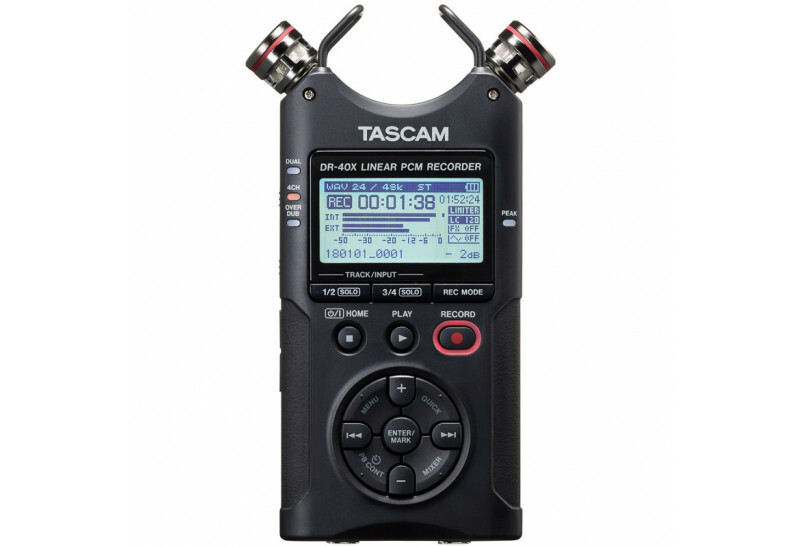 interfaccia USB TASCAM TASCAM DR-40X Registratore audio digitale 4 tracce portatile 