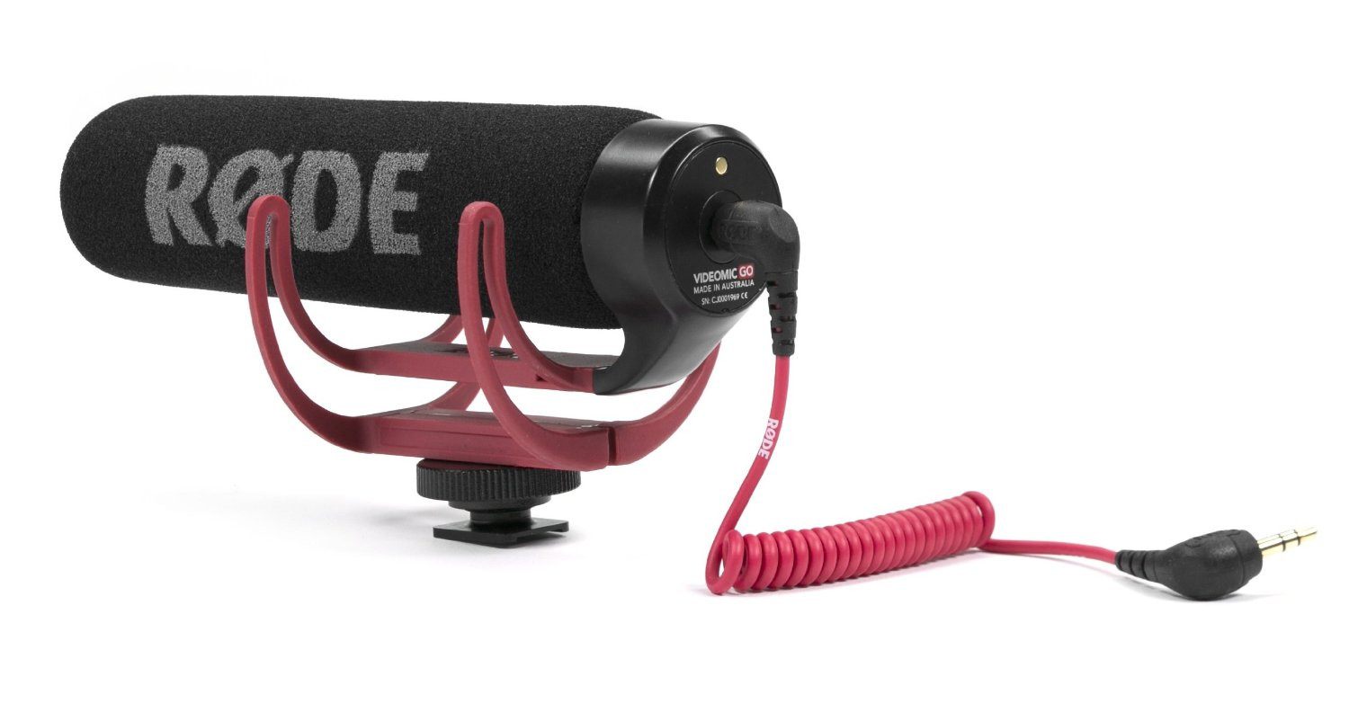 Microfono Rode VideoMic Go Direzionale per Fotocamere DSLR