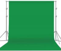 Trux Design Fondale di stoffa 3x6m Green screen con borsa