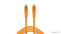 Tether Tools TetherPro Optima 10G USB-C Dritto 3m Arancione
