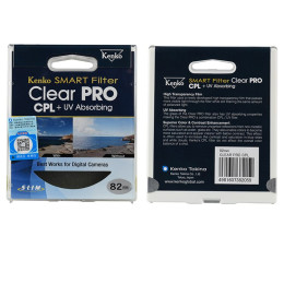 FILTRO Kenko SMART da 82 mm Clear PRO CPL + Filtro assorbente UV 82mm